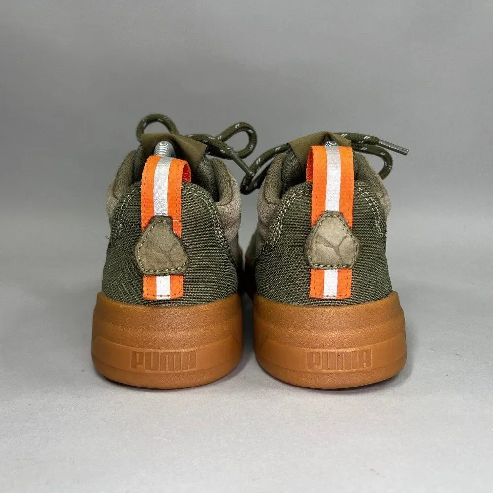 Puma Shoes Women's Size 7‎ Cali Zero Demi Army Green Sneakers
